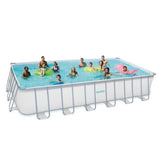 Piscine Summer Waves Elite cadre rectangulaire 732 x 366 x 132 cm + pompe filtre à sable