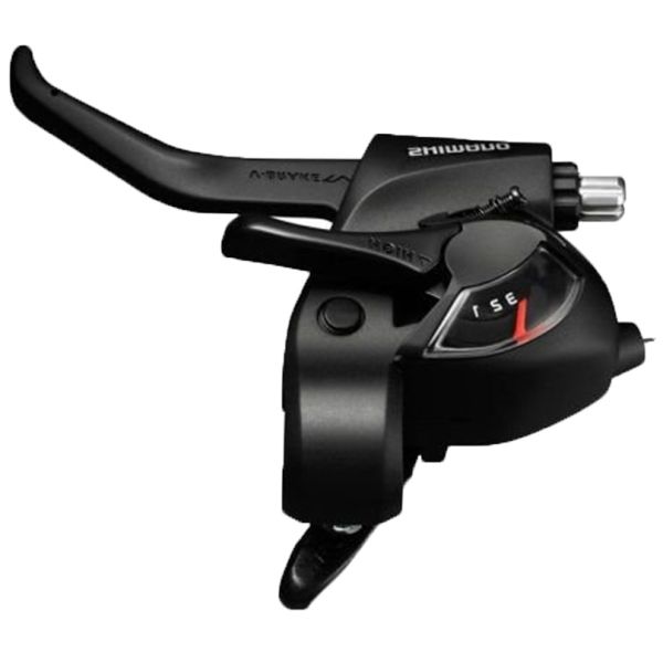 Manette de vitesse Shimano (gauche) avec levier de frein 3 vitesses tourney st-tx800 - 2 doigts - noir