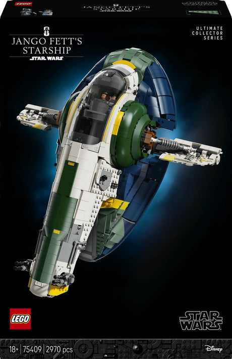 Lego Star Wars Vaisseau spatial de classe Firespray Jango Fetts - 75409