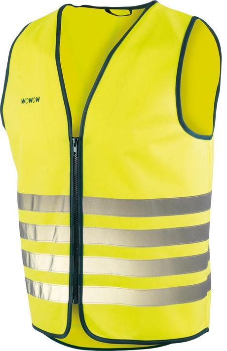 Veste Wowow big fun - veste de cyclisme fluorescente avec fermeture éclair - veste de sécurité CE EN 17353- XL