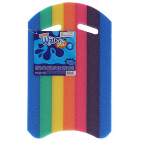 Planche de natation arc-en-ciel 48 x 30 x 3 cm | 12 pièces
