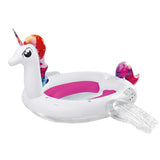 Alerte île gonflable licorne 310x270x175 cm