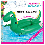 Île gonflable petit dinosaure 240x180 cm
