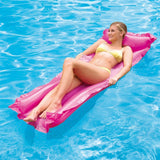 Matelas pneumatique Summer Waves 183 x 69 cm rose | 12 pièces