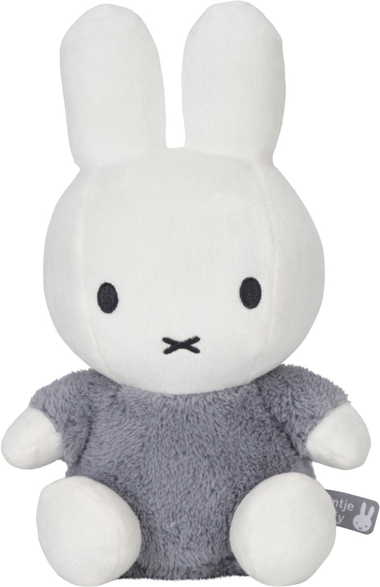 Miffy peluche pelucheuse 25 cm bleu