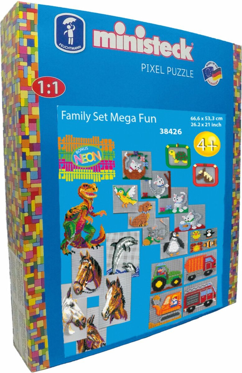 Famille Ministeck Set Mega Fun - XXL Box, 4000st.