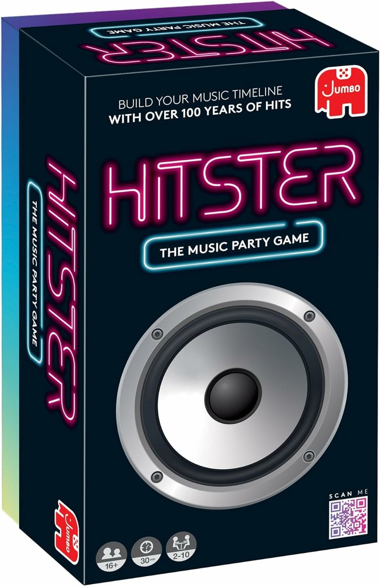 Hitster jumbo - original - jeu de société anglais - jeu d'action