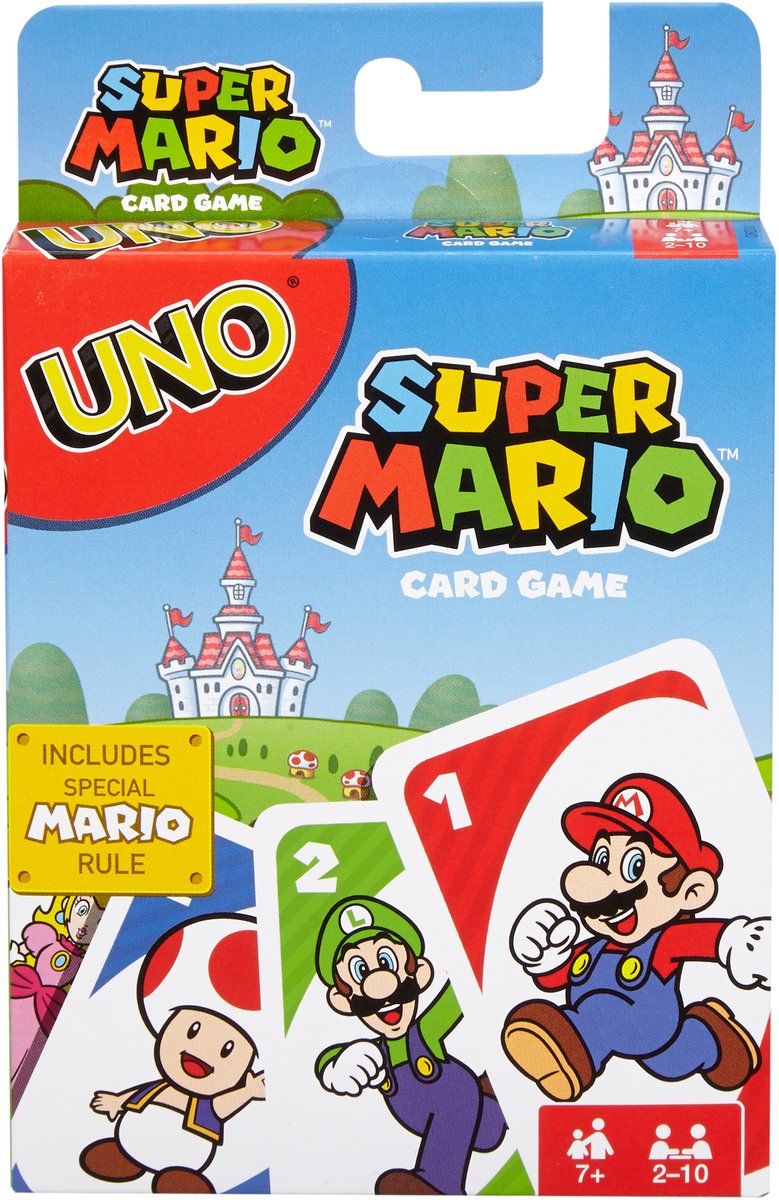 Mattel games uno super mario - - jeu de cartes