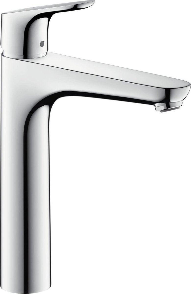 Hansgrohe focus mitigeur de lavabo 190 sans garniture d'écoulement - bec haut - chrome - saillie du bec 159 mm