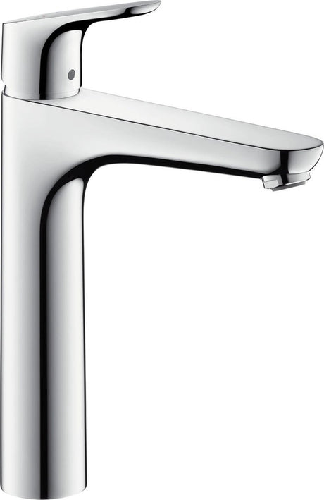 Hansgrohe focus mitigeur de lavabo 190 sans garniture d'écoulement - bec haut - chrome - saillie du bec 159 mm