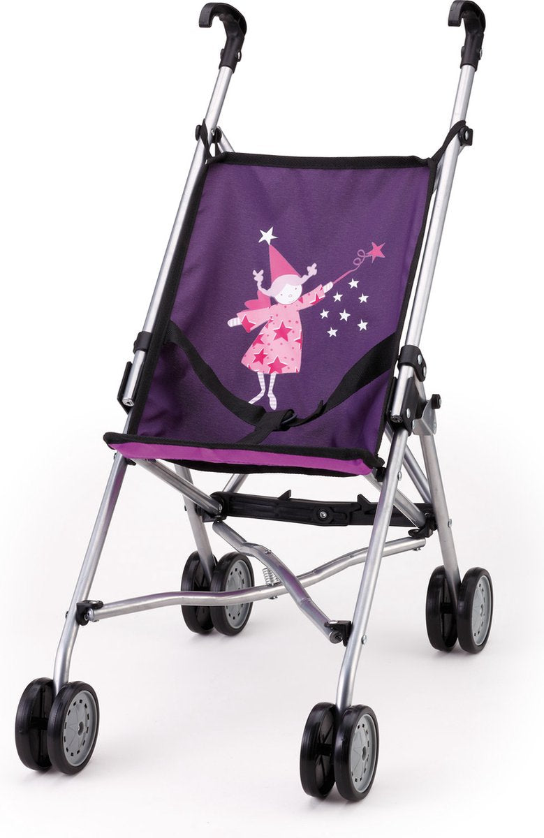 Bayer design - poussette de poupée - violet avec fée