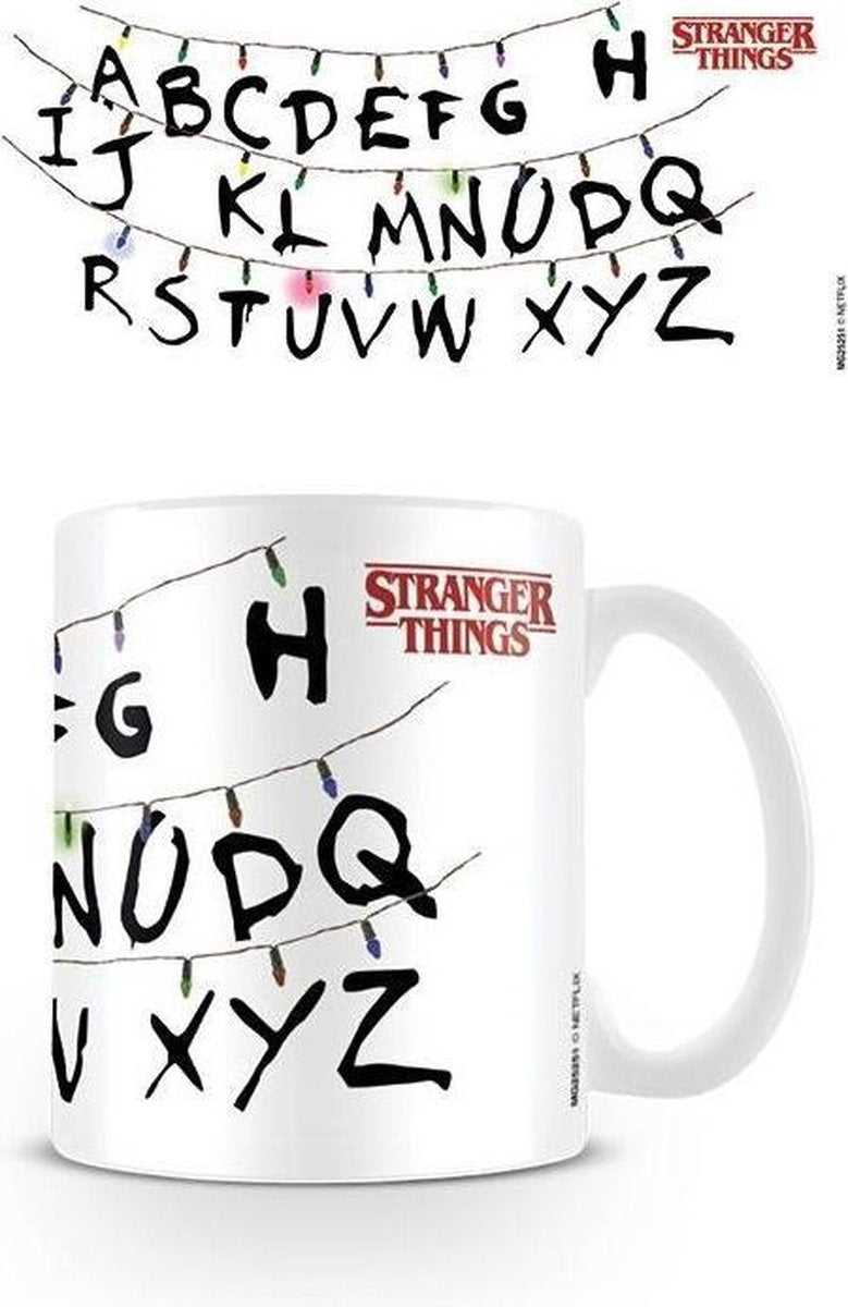Sans marque Stranger Things - alphabet - tasse sans marque