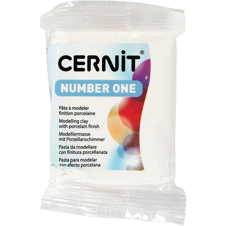 Crétiv Company Cernit Mountting Clay Opaque White, 56 grammes