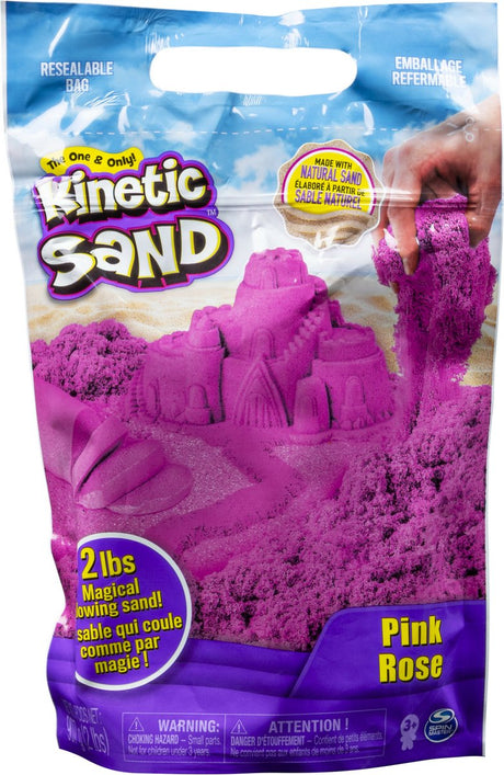 Sable cinétique sable fluide magique 90 g rose