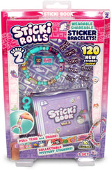 Jazwares sticki book et bracelet avec 120 autocollants