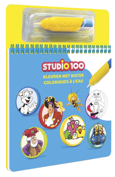 Livre de coloriage Studio 100 - coloriage à l'eau