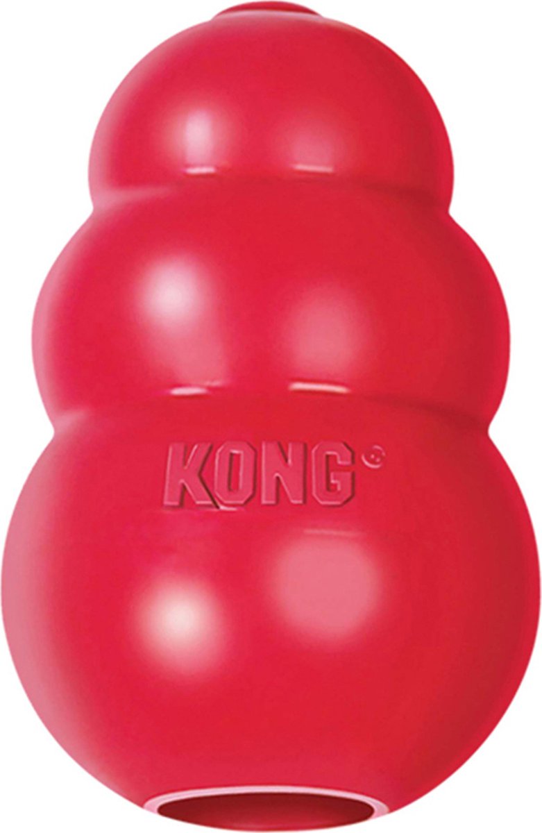 Kong classic - jouet pour chien snack ball - caoutchouc - 15,2 cm - rouge - taille xxl