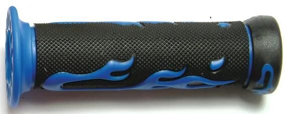 Vparts griffgummi flamme pr. boucles de retenue bleu tnt décor flamme, 623az