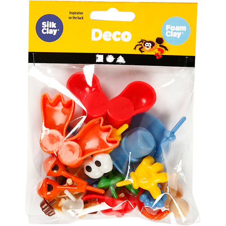 Parties du corps de l'entreprise Creativ, taille 0,8-6,8 cm, différentes couleurs, 26 pièces 1 boîte