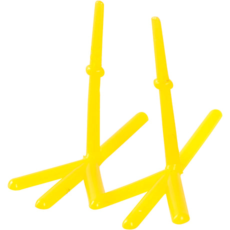 Creativ company pattes de poulet, h : 28 mm, l : 37 mm, jaune, 50 pièces 1 boîte