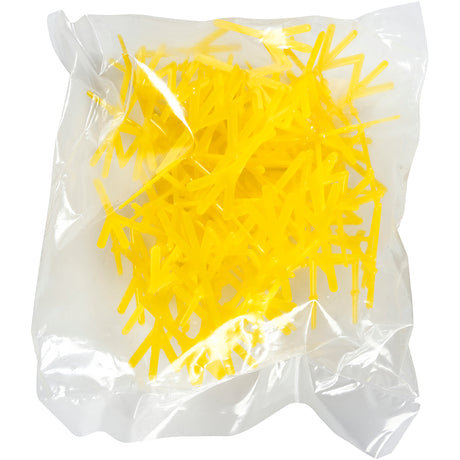 Creativ company pattes de poulet, h : 28 mm, l : 37 mm, jaune, 50 pièces 1 boîte
