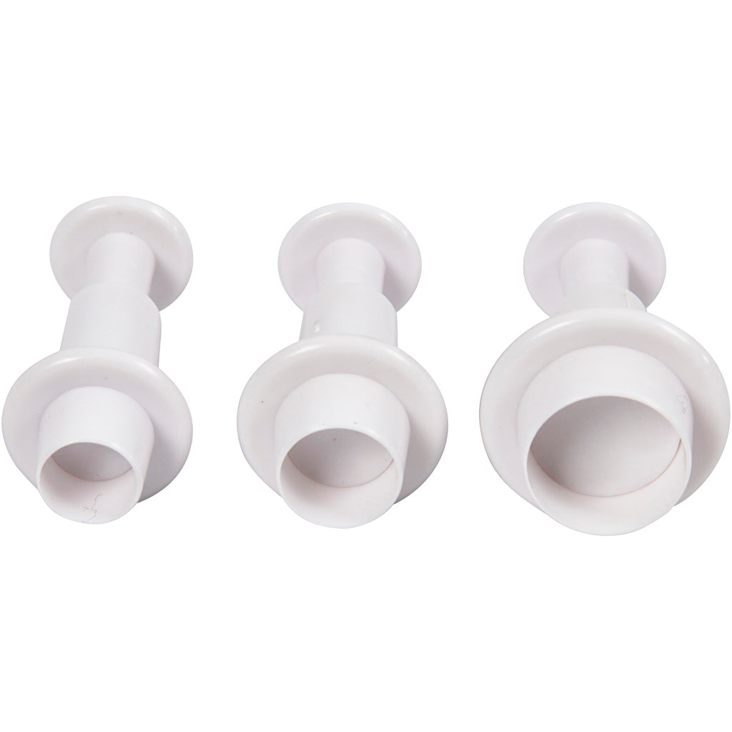 Société créative https : www.ccobby.nl formes découpées-avec-stamp-circle-d-1-1-1-3-1-7-cm-white-3-piece-1-box