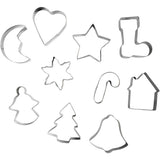 Emporte-pièces Creativ company, formes de Noël, taille 3-5,7 cm, 10 pièces, 1 boîte