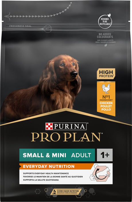 Pro plan daily nutrition adult small mini - nourriture sèche pour chiens - poulet - 3 kg
