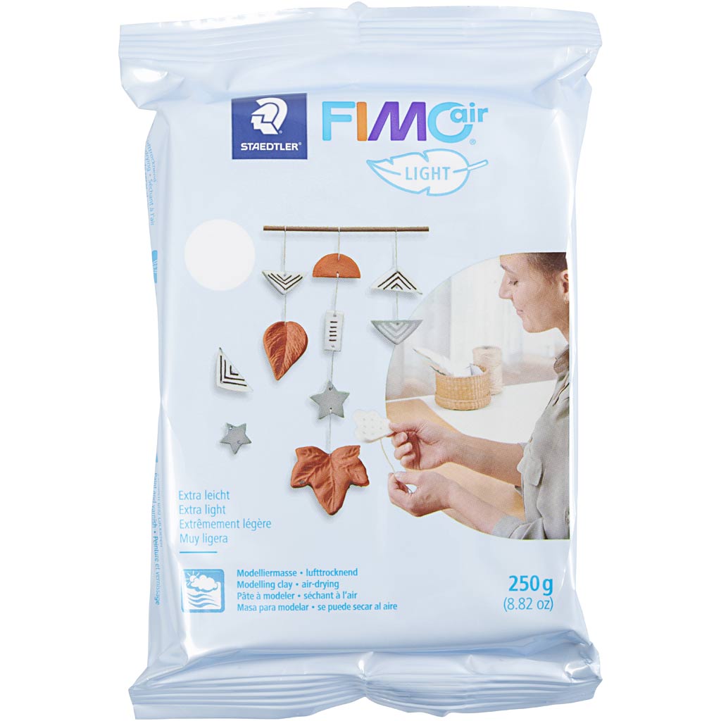 Fimo® air, légère, blanc brillant, 250 gr 1 boîte