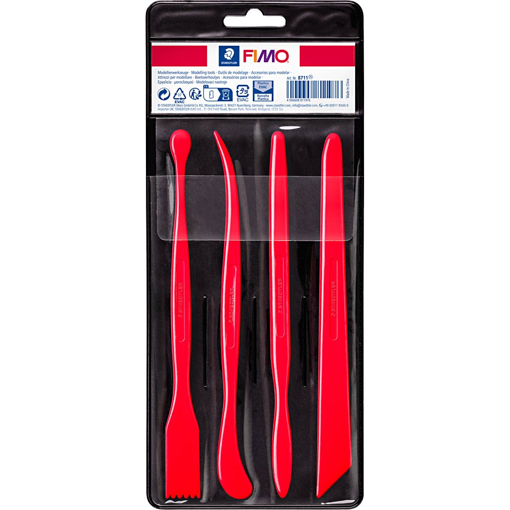 Outils Fimo®, 4 pièces 1 boîte