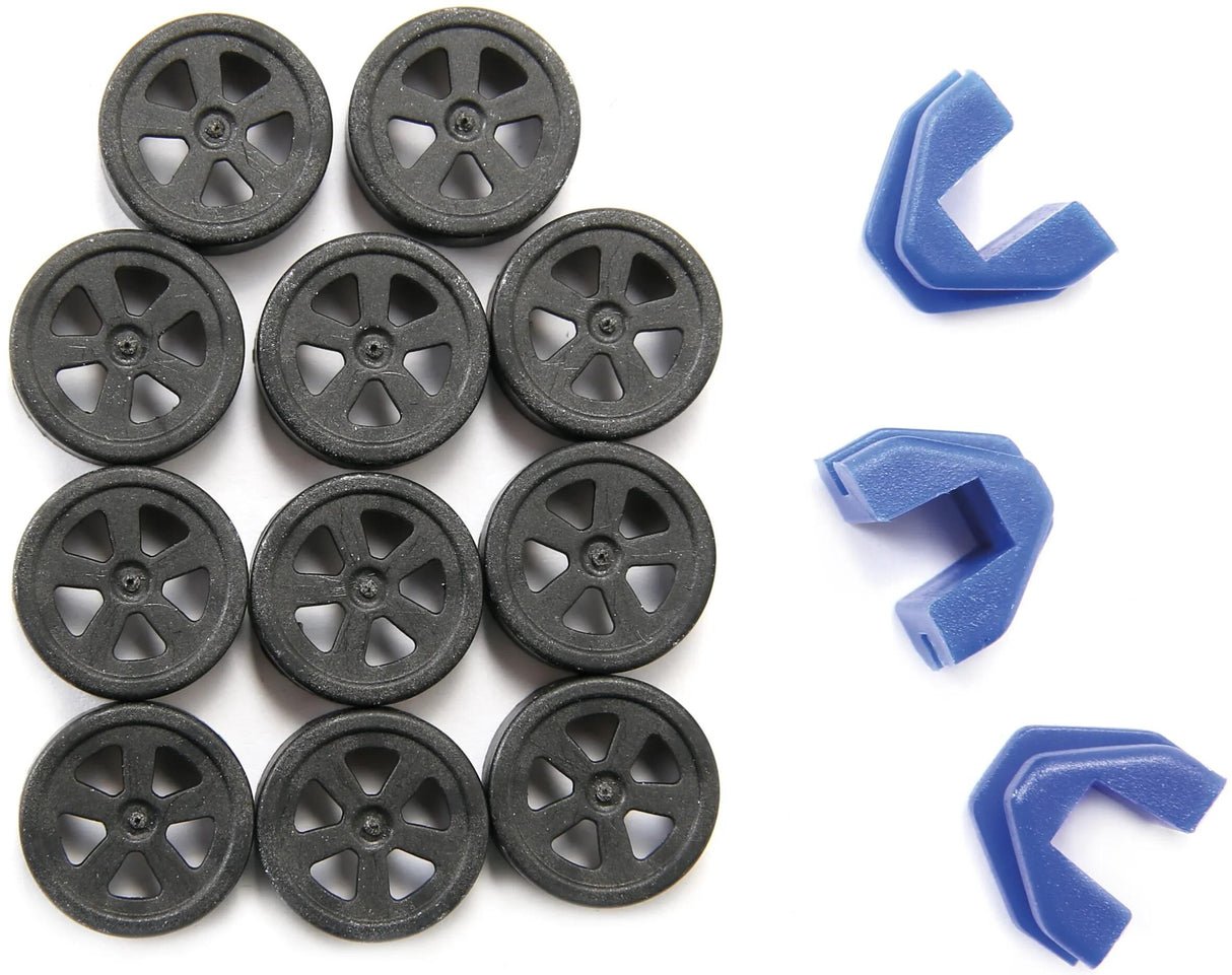 Jeu de rouleaux Polini ou couvercle de rouleau en plastique f. 15x12mm