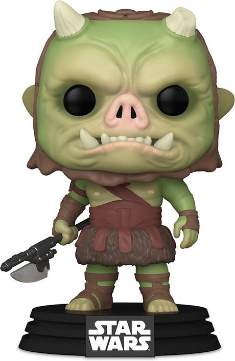Funko-pop ! Star Wars : Le Mandalorien - Combattant Gamorréen