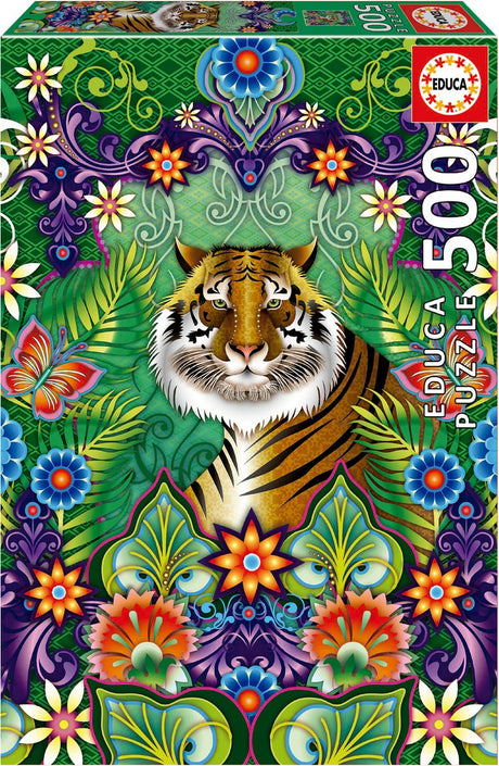 Educa - puzzle - 500 pièces - Tigre du Bengale