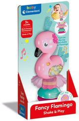 Clementoni bébé flamant hochet secouer et jouer | 2 pièces