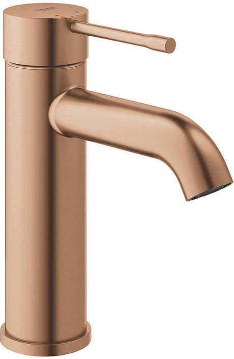 Robinet pour lavabo Grohe essence new - bec bas - or coucher de soleil (bronze mat) - 23590dl1