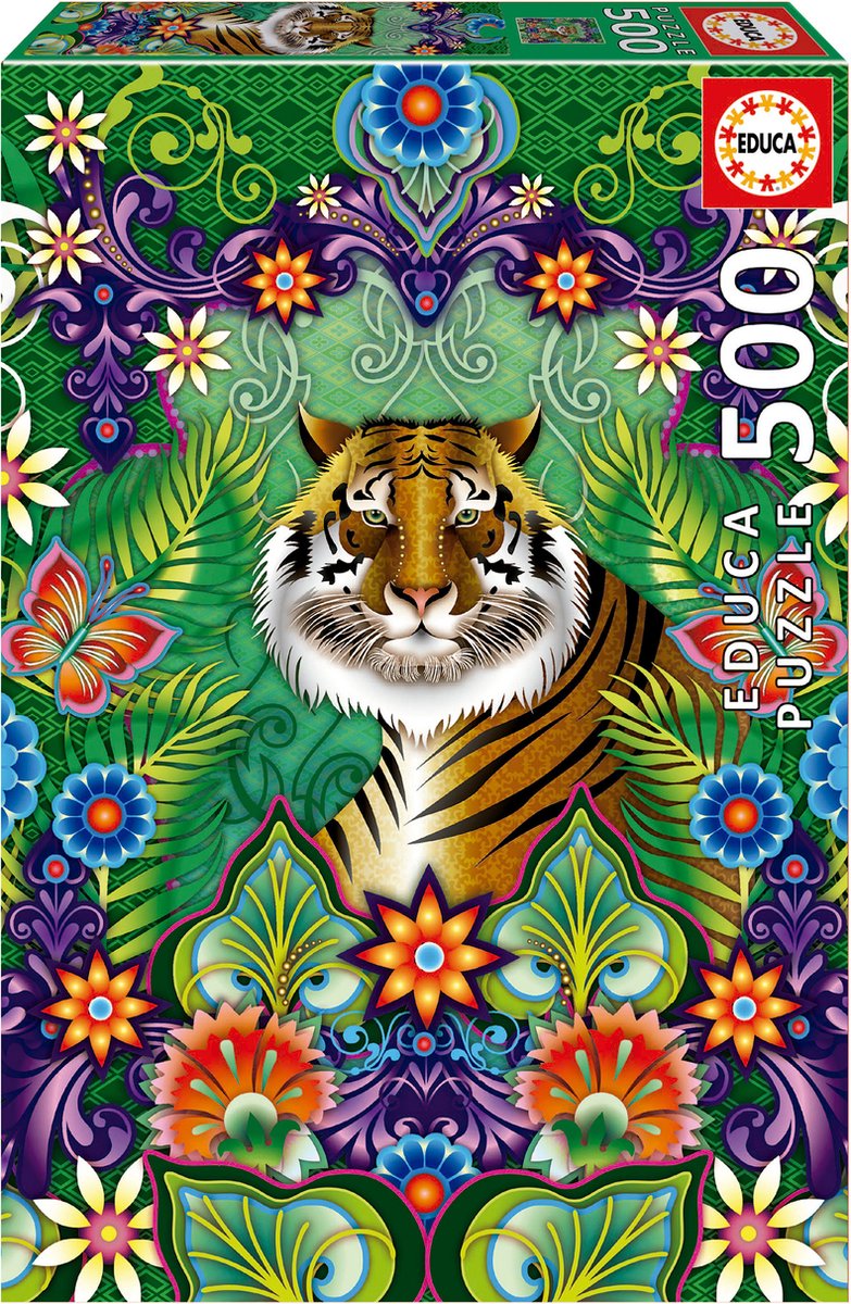 Educa - puzzle - 500 pièces - Tigre du Bengale