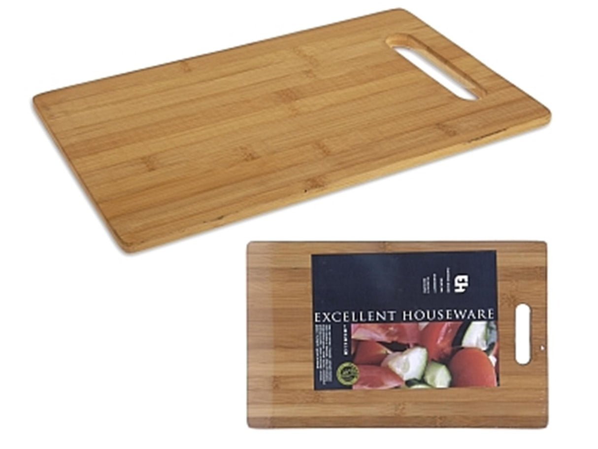 Planche à découper en bambou No Brand 20x30cm | 4 pièces