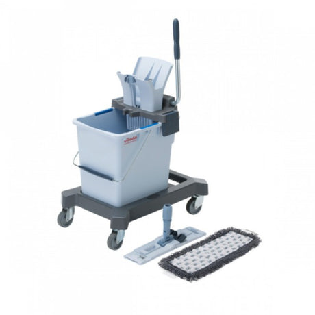Kit de démarrage Vileda ultraspeed pro (25 litres) avec assiette et serpillière
