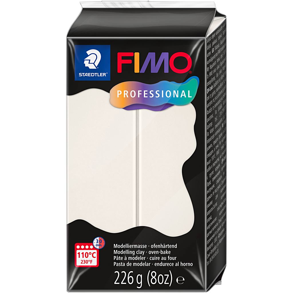 Fimo® professionnelle, blanche, 226 gr 1 boîte