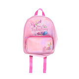 Sac à dos rose brillant fabuleux | 2 pièces