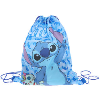 Sac de natation Stitch gym bleu 40x35 cm