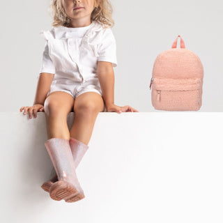 Vadobag sac à dos Pret être doux et enfant en peluche rose
