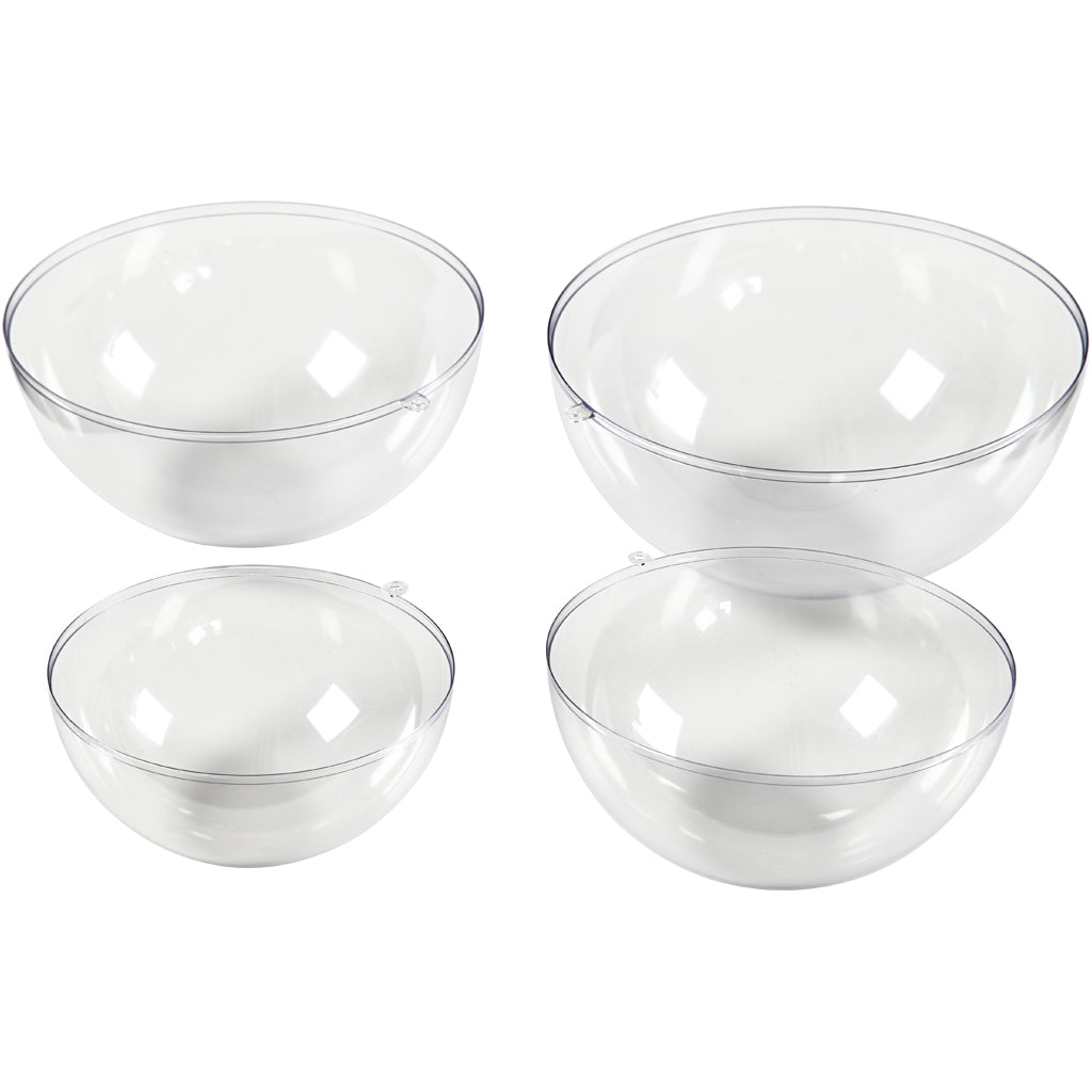 Creativ company plastic mold forms transparent, 4st.