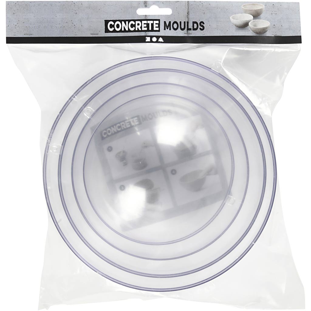 Creativ company plastic mold forms transparent, 4st.