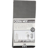 Creativ company cera-mix mélange de plâtre standard, gris clair, 1 kg