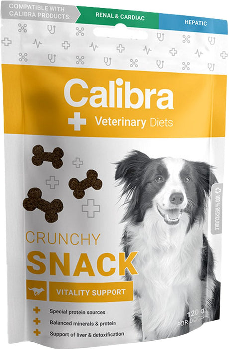 Régimes vétérinaires pour chiens Calibra - Snack croustillant vitalité - 120 g