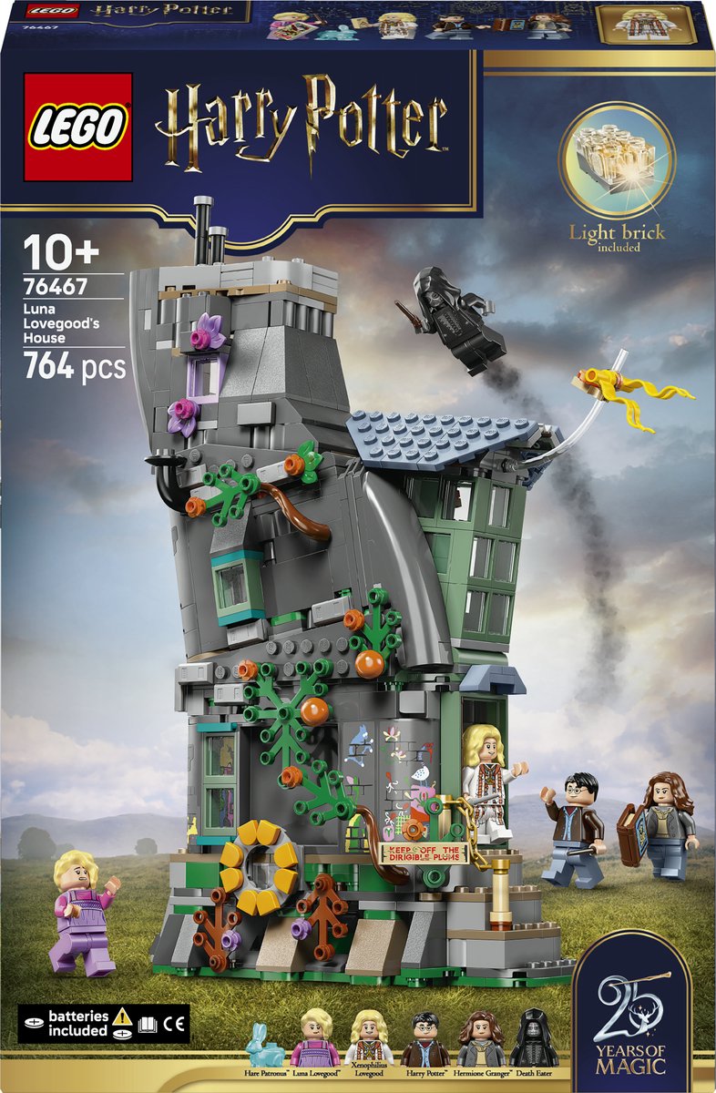 Lego Harry Potter Luna's House Lifelong - jouets de construction pour les fans de 10 ans et plus - 76467