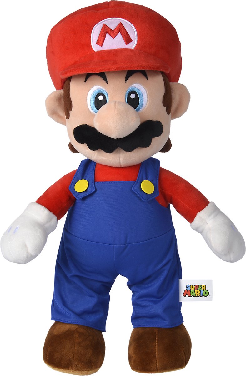 Nicotoy peluche super mario mario, 50cm - peluche