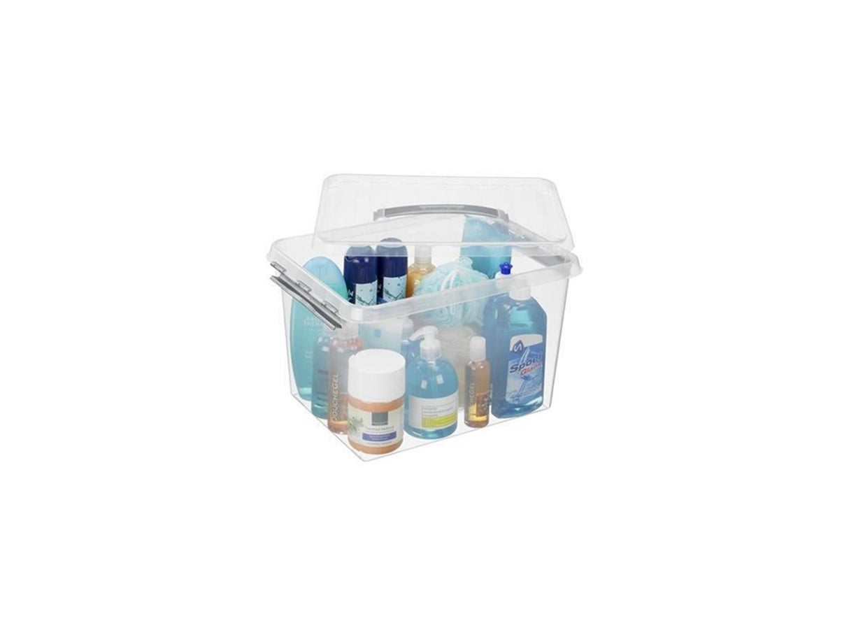 Sunware q-line boîte de rangement 22 l transparente | 3 pièces
