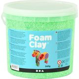 Clay en mousse - Vert néon, 560gr.